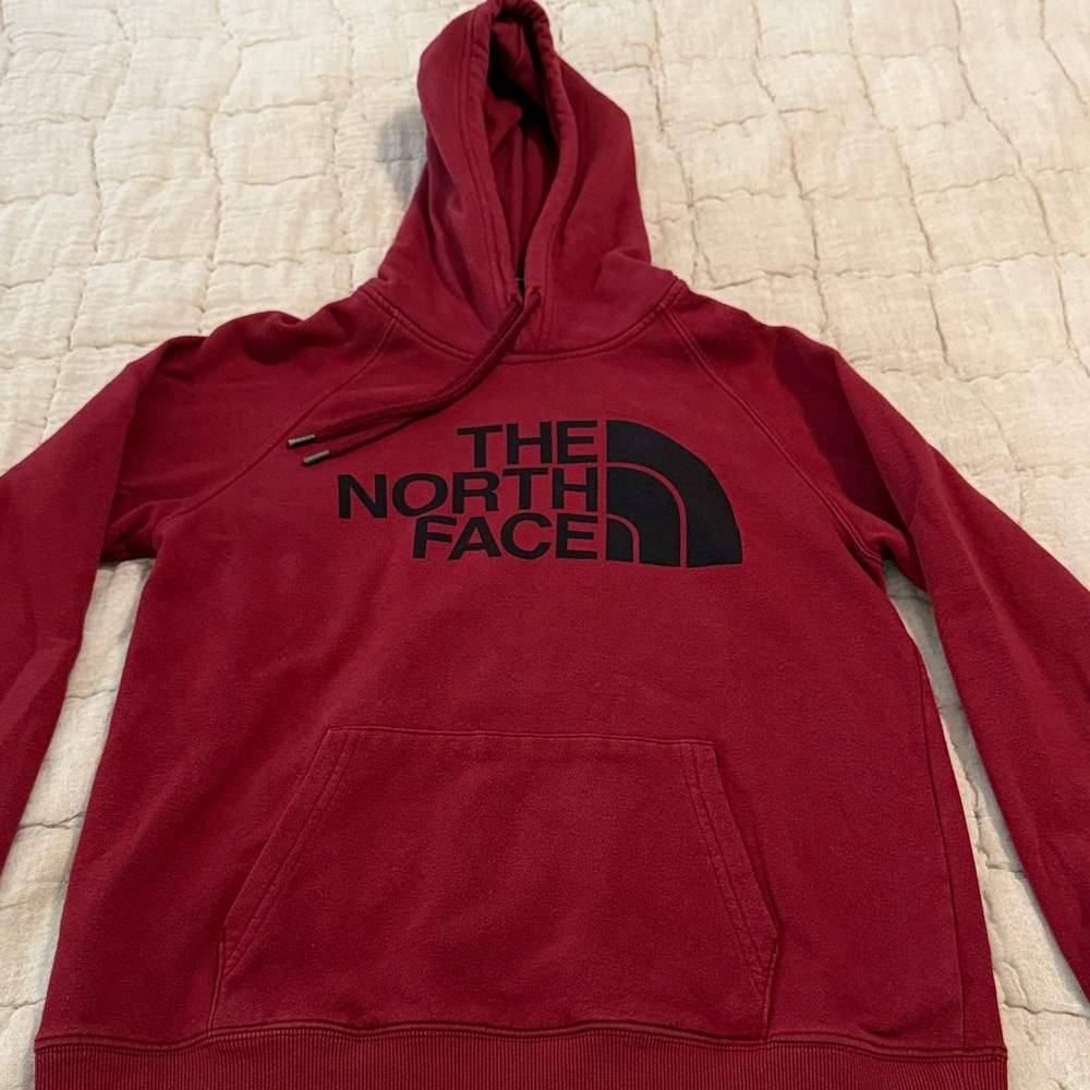 The North Face Burgundy Hoodie Womens size small